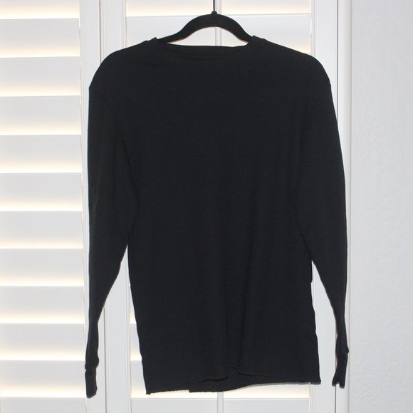 Blu Rock NY Black Long Sleeve Tee Size M - Picture 2 of 3